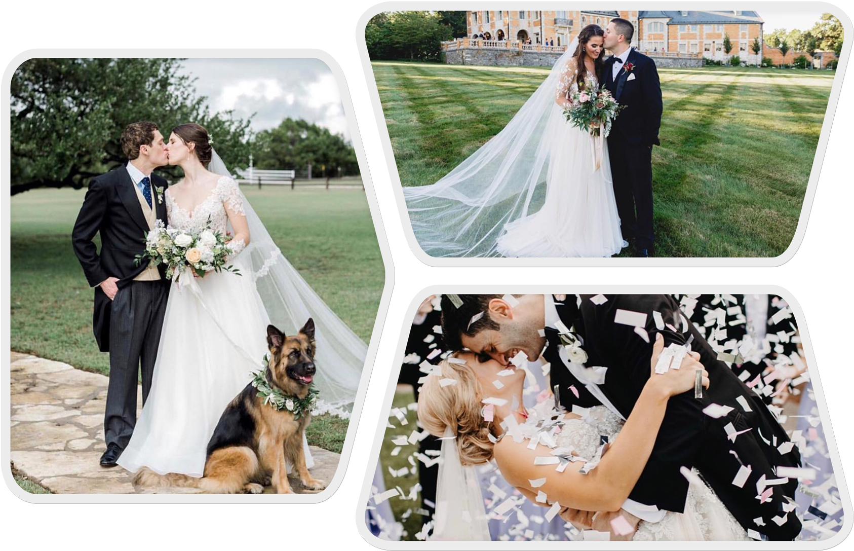 About Us Collage - Bride (2000x1414), Png Download