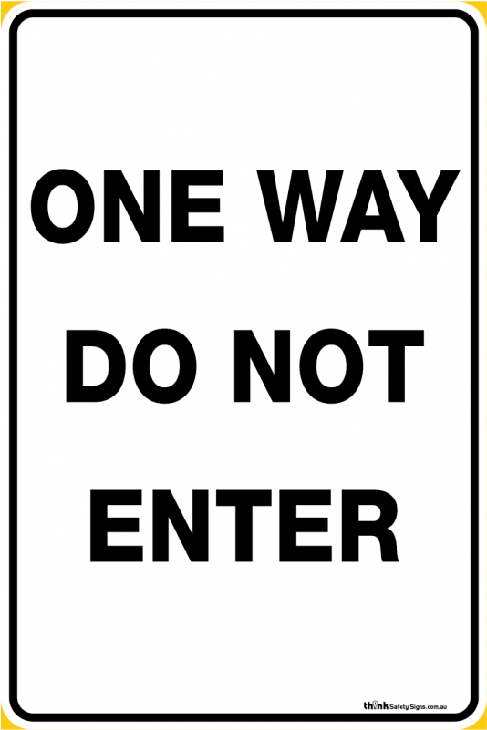 Parking One Way Do Not Enter - Wabco Vehicle Control Systems (800x800), Png Download