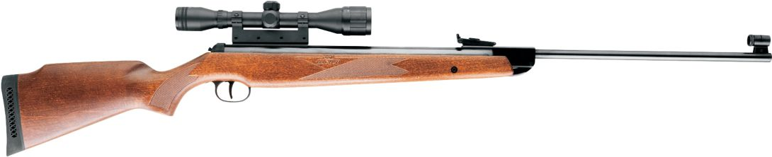 Rws Model 350 P Magnum Air Rifle With Scope Combo - Firearm (1090x652), Png Download