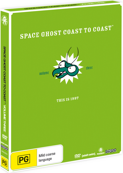 Space Ghost Coast To Coast Volume - Pg Rating (516x724), Png Download