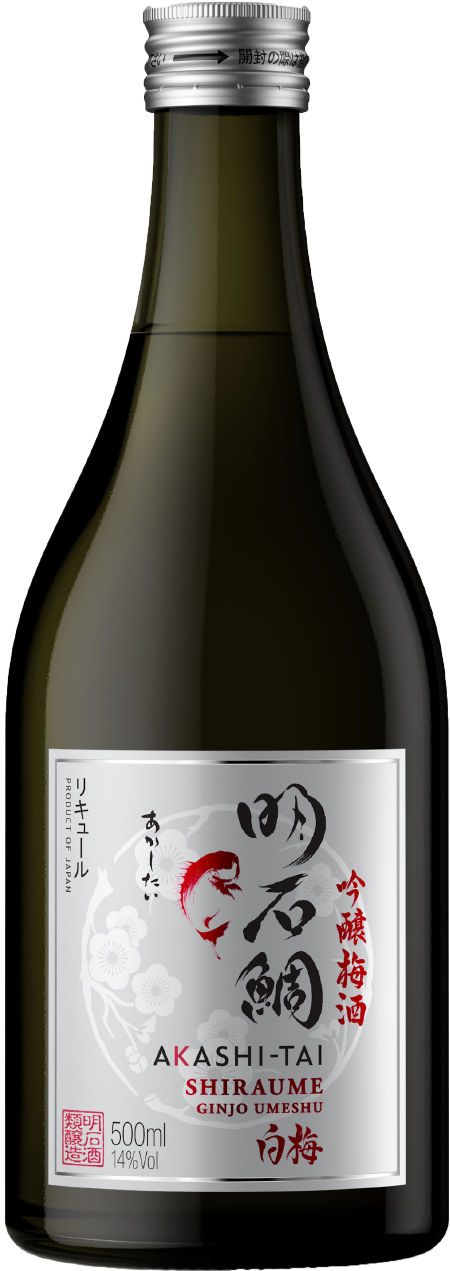 A Luxurious Plum Liqueur Made With Shiraume, Or White - Umeshu Akashi Tai (526x1404), Png Download