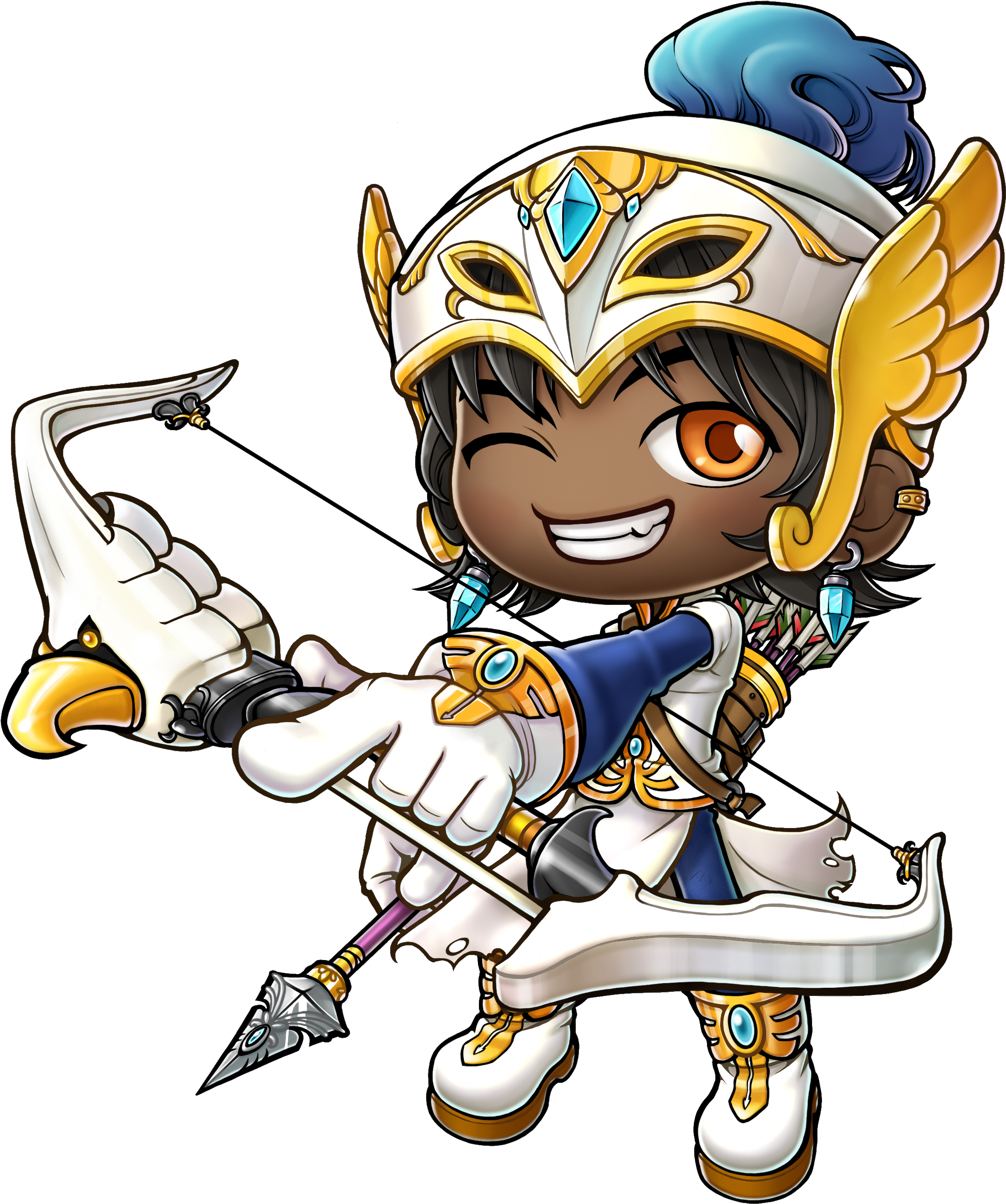 In - Maplestory Archer (2484x3263), Png Download