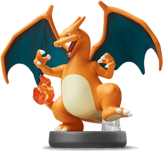 Nintendo Amiibo - Super Smash Bros Charizard Amiibo (600x600), Png Download
