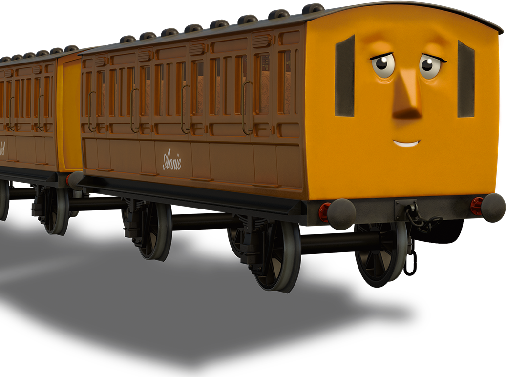 Lg Annie Tcm688 94024 - Bachmann Annie And Clarabel (1358x1048), Png Download
