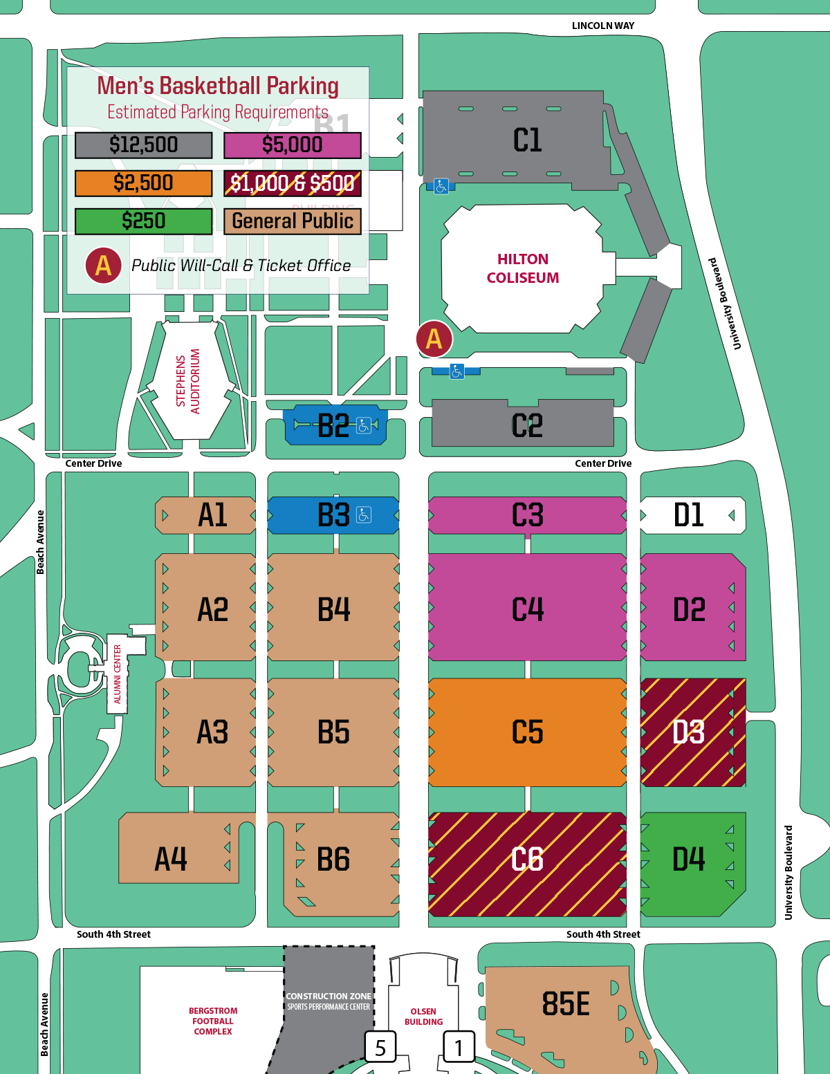 Iowa State Athletics - Iowa State Men's Basketball Parking (1200x1553), Png Download