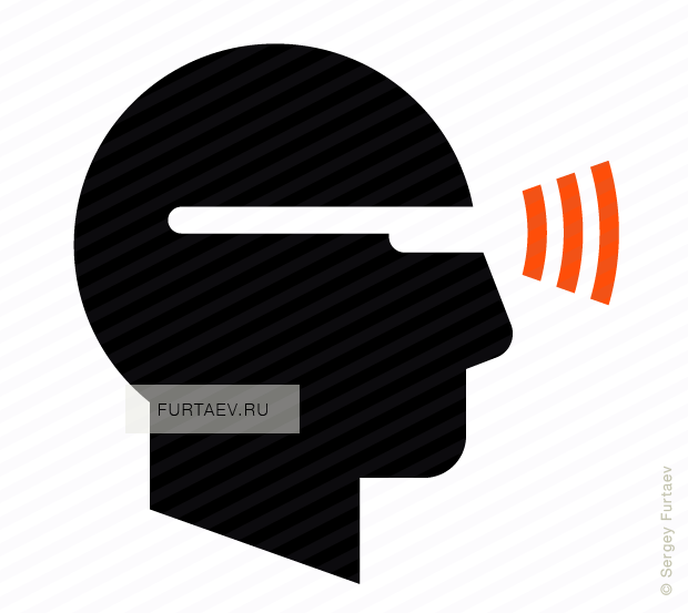 Vector Icon Of Wireless Signal Going From Male Profile - Smart Glasses Icon Png (620x553), Png Download