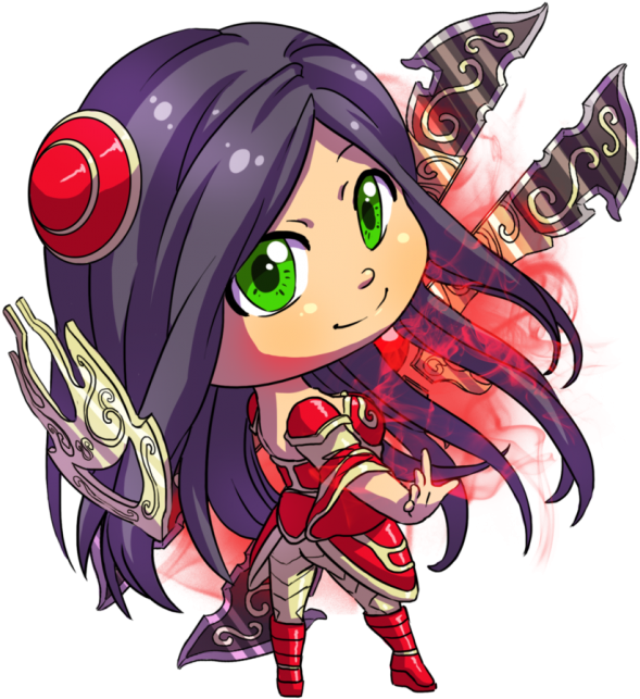 Chibi Irelia - League Of Legends Chibi Irelia (630x653), Png Download