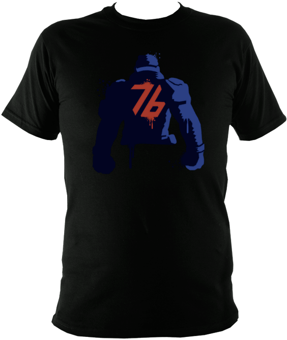 Soldier 76 - T-shirt (595x680), Png Download