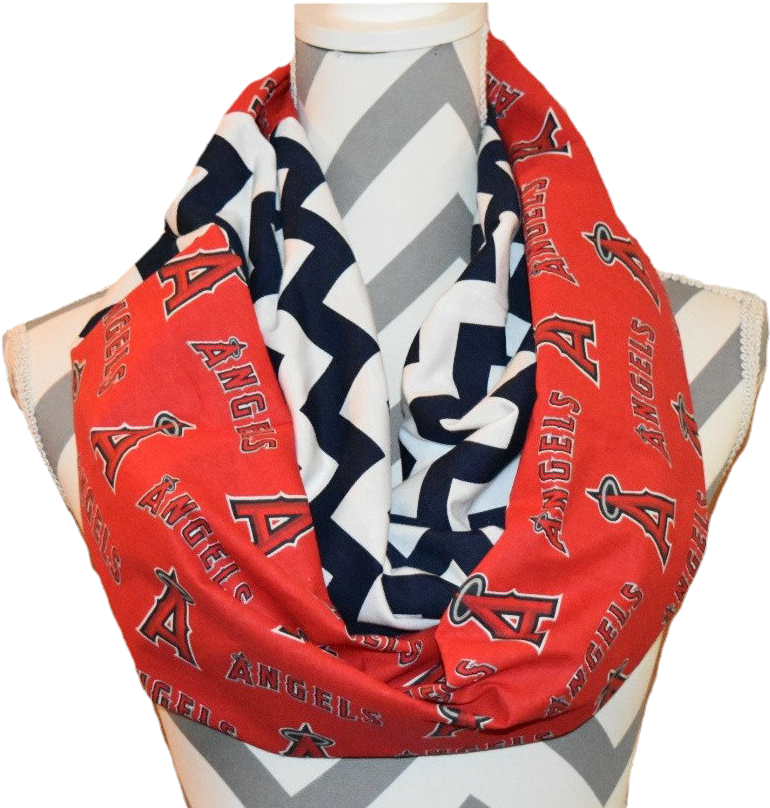 Los Angeles Angels Scarf (844x931), Png Download