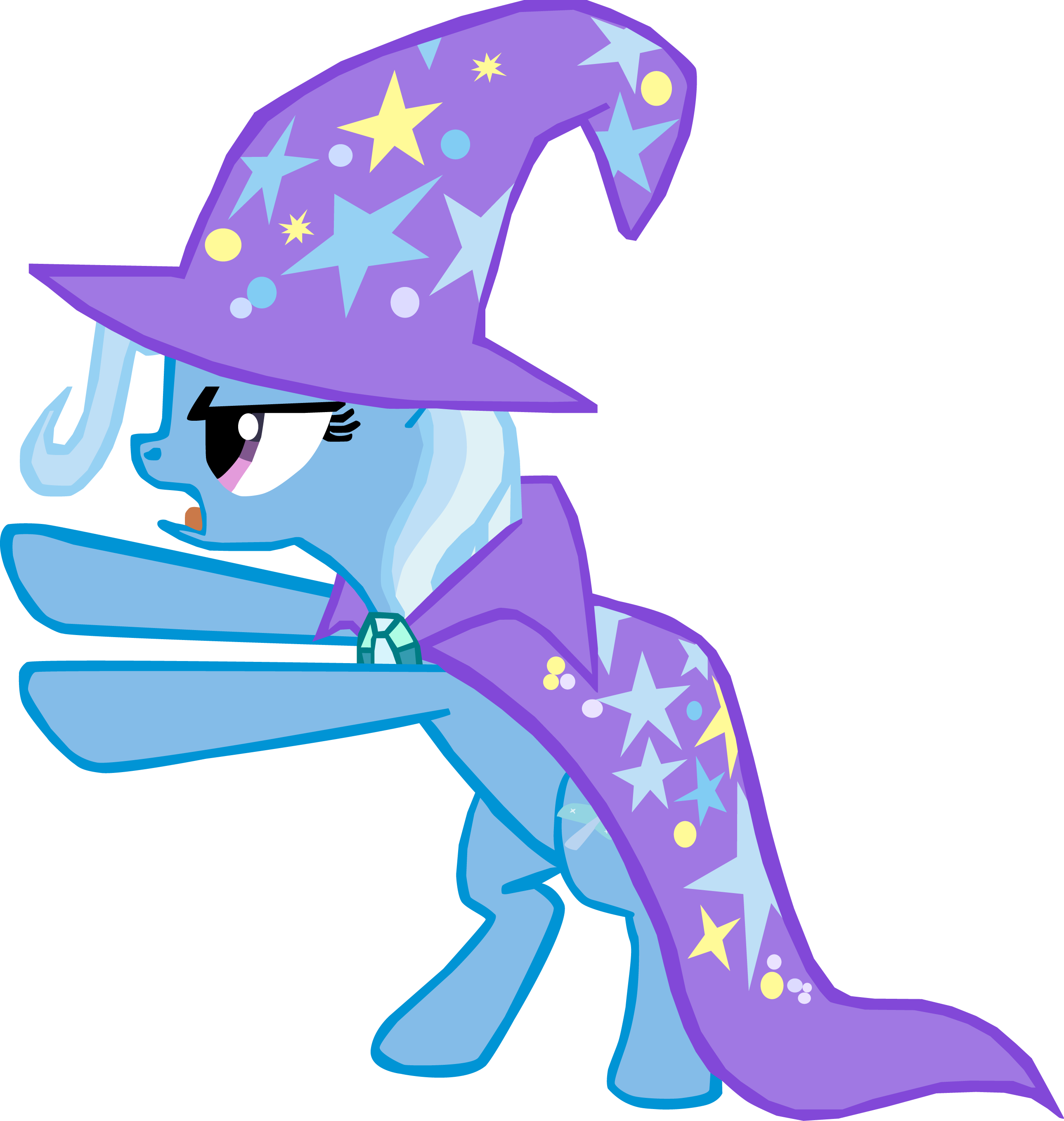 The Weeaboos Will Fall By Hands Of Minibeep - Great And Powerful Trixie Vector (2578x2715), Png Download