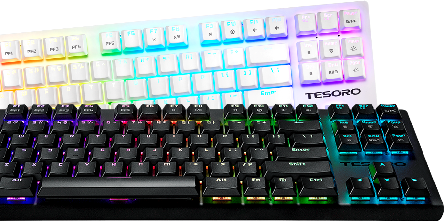 Gram Spectrum Tkl - Computer Keyboard (960x700), Png Download