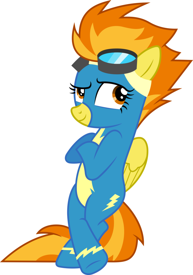 Go To Image - Mlp Wonderbolts Academy Spitfire (750x1066), Png Download
