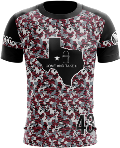 Texas State Buckets Alternate Dark Jersey Savage, The - Active Shirt (600x600), Png Download