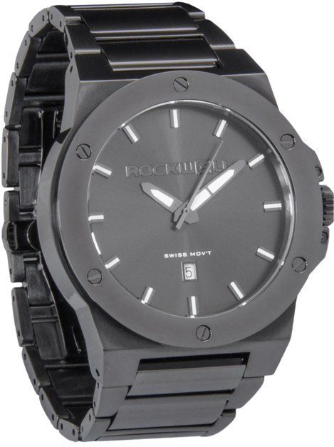 Commander - Gunmetal Watch (560x688), Png Download