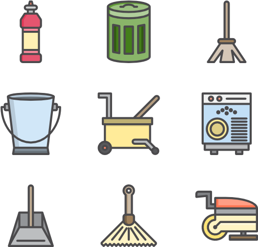Cleaning Equipment (600x564), Png Download