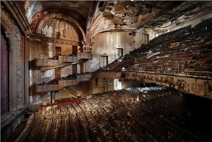 Opera House - Henk Van Rensbergen Abandoned Places (784x783), Png Download