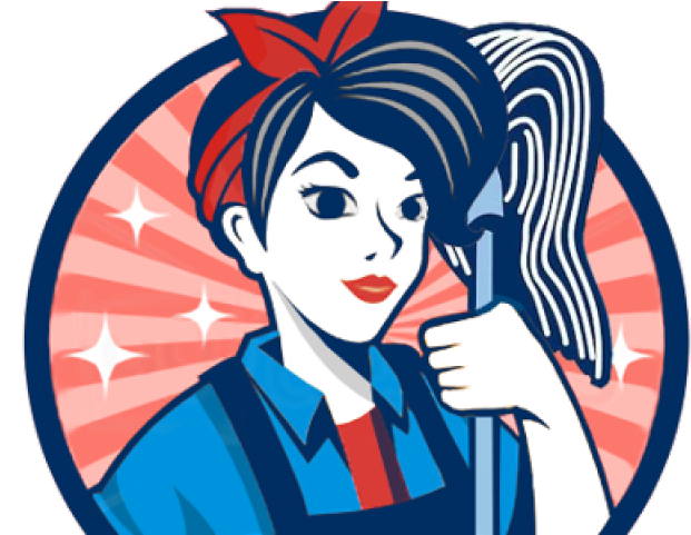Cleaning Lady (640x480), Png Download