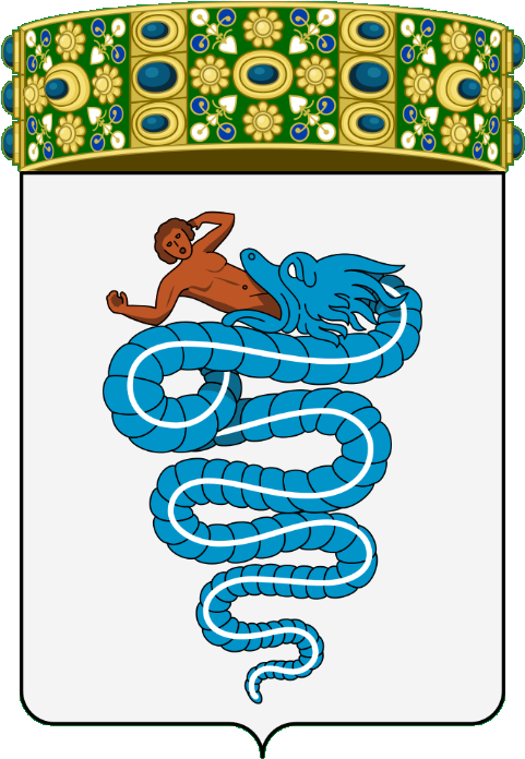 Coat Of Arms Of Italy - Visconti Coat Of Arms (508x714), Png Download