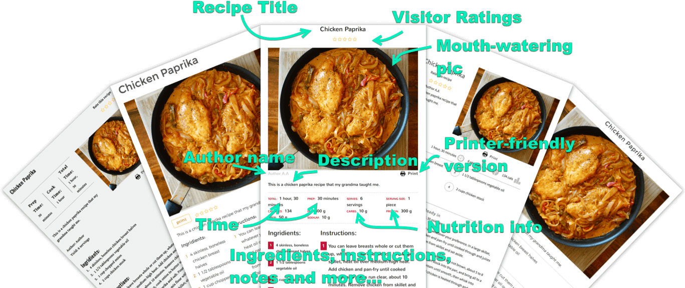 Zip Recipes Is The Wordpress Plugin That Makes Recipe - Curry (1380x585), Png Download