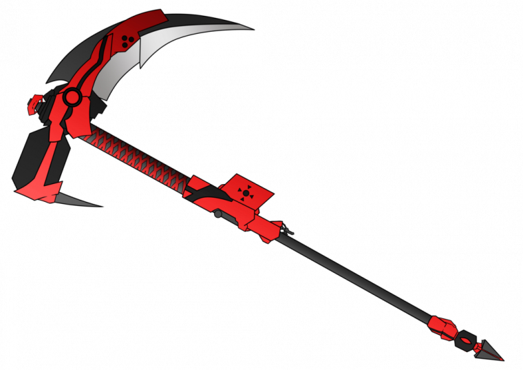 Ruby Est Décrit Par Sa Nature Enfantine Ainsi Que Son - Ruby Rose Rwby Weapon (760x537), Png Download