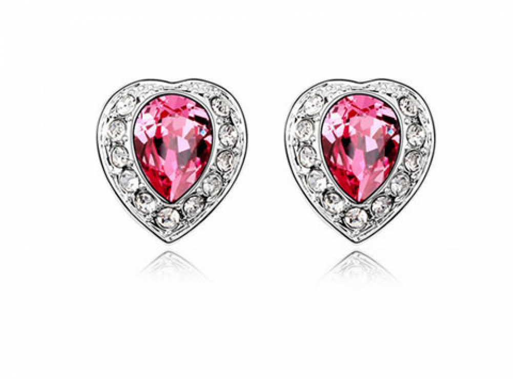 Colored Gemstones Studs Earrings Pair - Earrings (1000x1200), Png Download