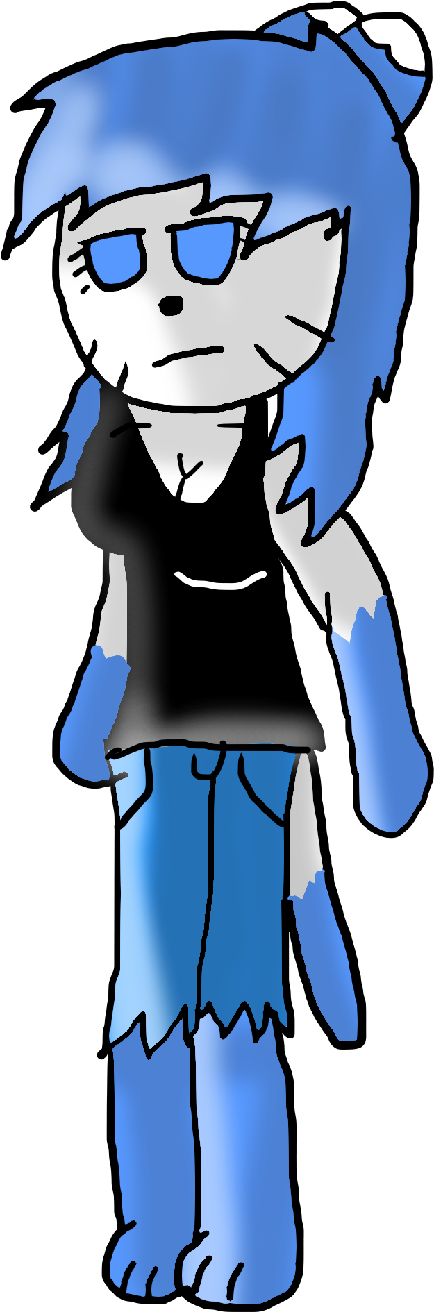 Artemis - Cartoon (861x2042), Png Download