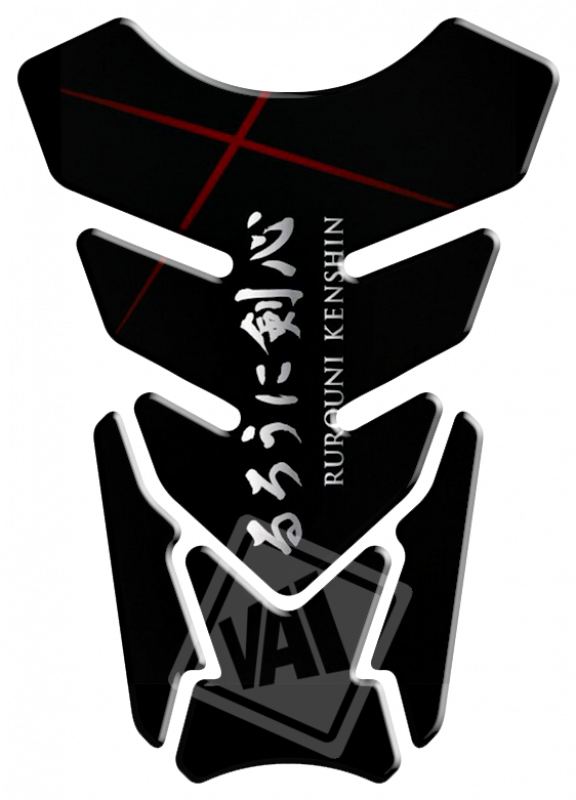 Adesivo Protetor De Tanque Rurouni Kenshin Samurai - Adesivos Homem De Ferro (800x800), Png Download