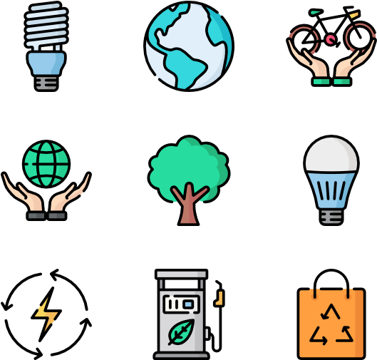 Ecology 50 Icons (600x564), Png Download