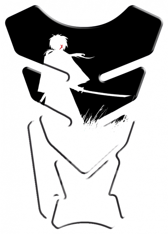 Adesivo Protetor De Tanque Rurouni Kenshin Samurai - Illustration (800x800), Png Download