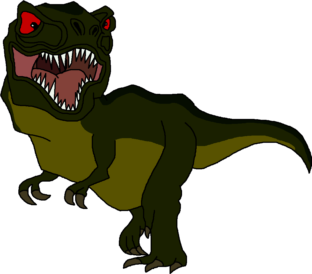 Clipart Black And White Stock Indominus Rex At Getdrawings - Dinosaur Pedia T Rex (1095x942), Png Download