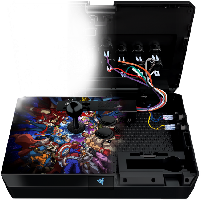 Nowy Arcade Stick Inspirowany Grą Marvel Vs - Arcade Stick Razer Panthera (999x706), Png Download