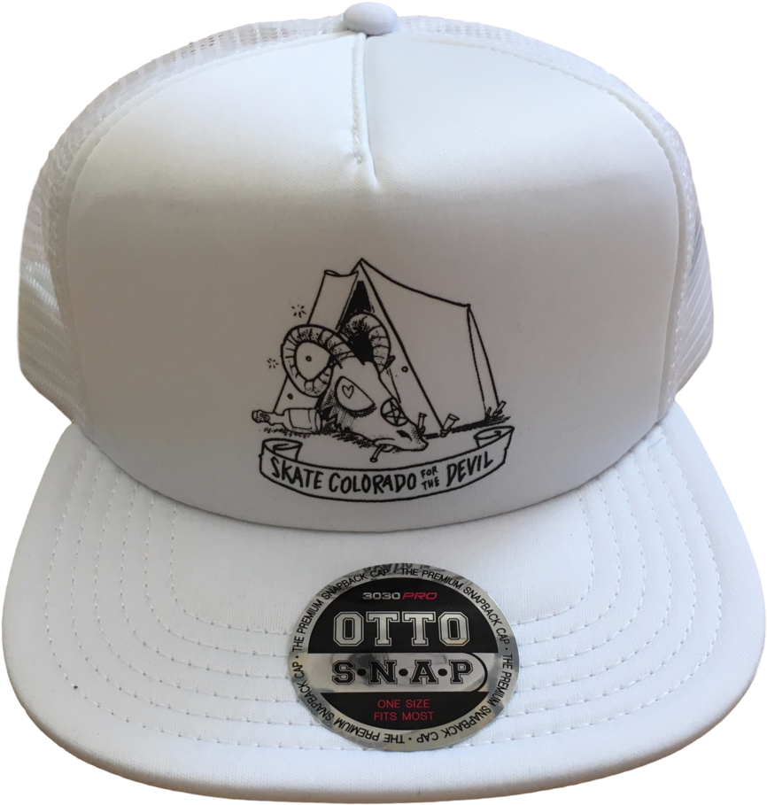[price Reduced] Mesh Snapback Trucker Skate Colorado - Baseball Cap (1024x1024), Png Download