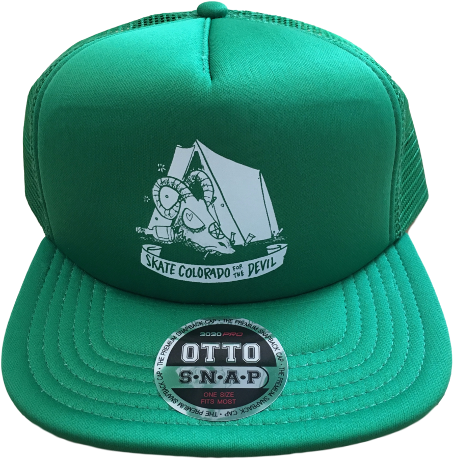[price Reduced] Mesh Snapback Trucker Skate Colorado - Baseball Cap (1024x1024), Png Download