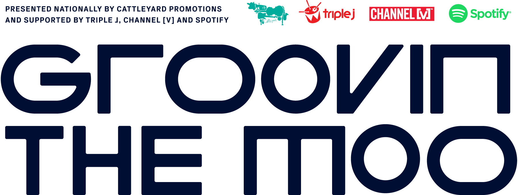 Groovin The Moo Sister Cities Art Project 2016 Umbrella - Groovin The Moo Png (1800x678), Png Download