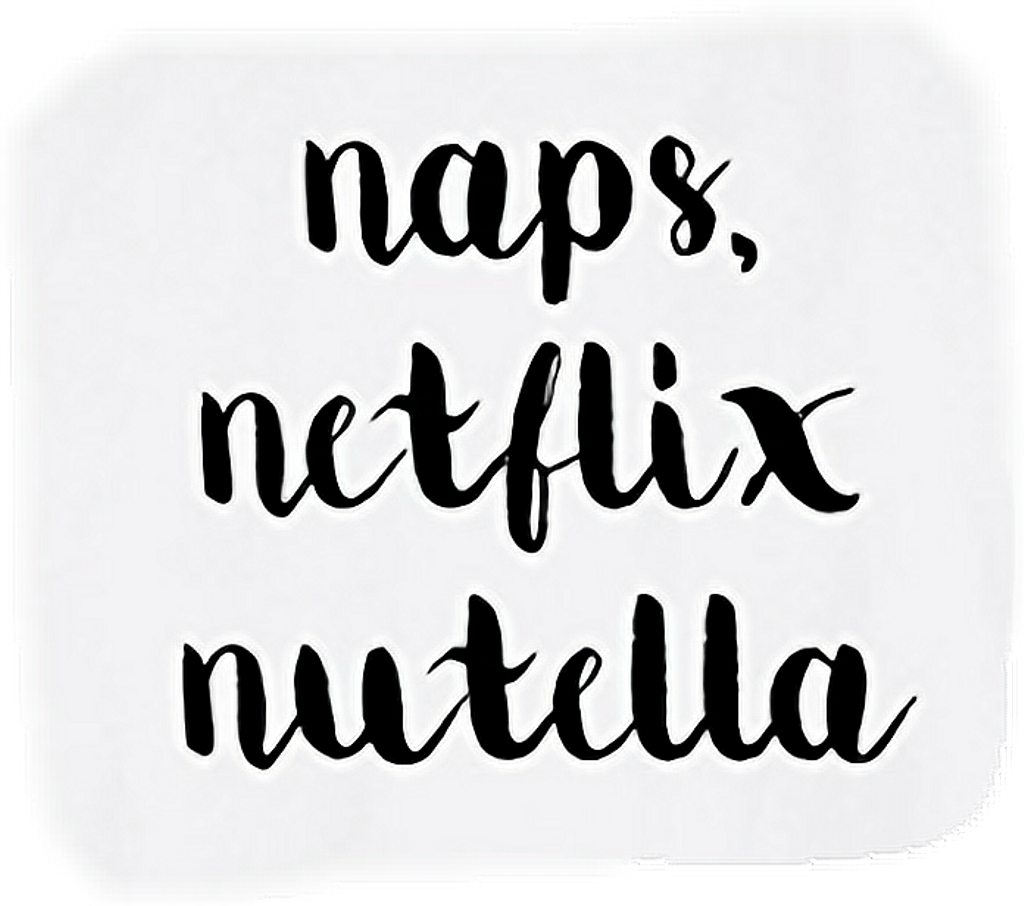Naps Netflix Nutella Chill Sofa - Calligraphy (1024x906), Png Download