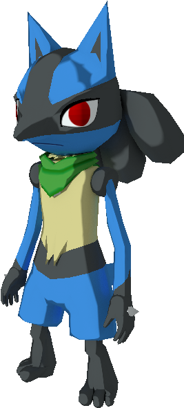 Lucario - Wind Waker Randomizer Lucario (450x700), Png Download