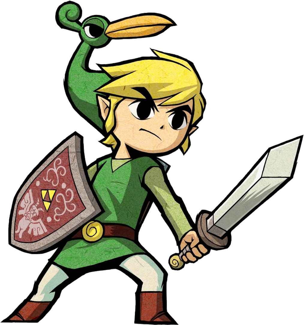 Zelda Sticker - Link Zelda Minish Cap (1024x1099), Png Download