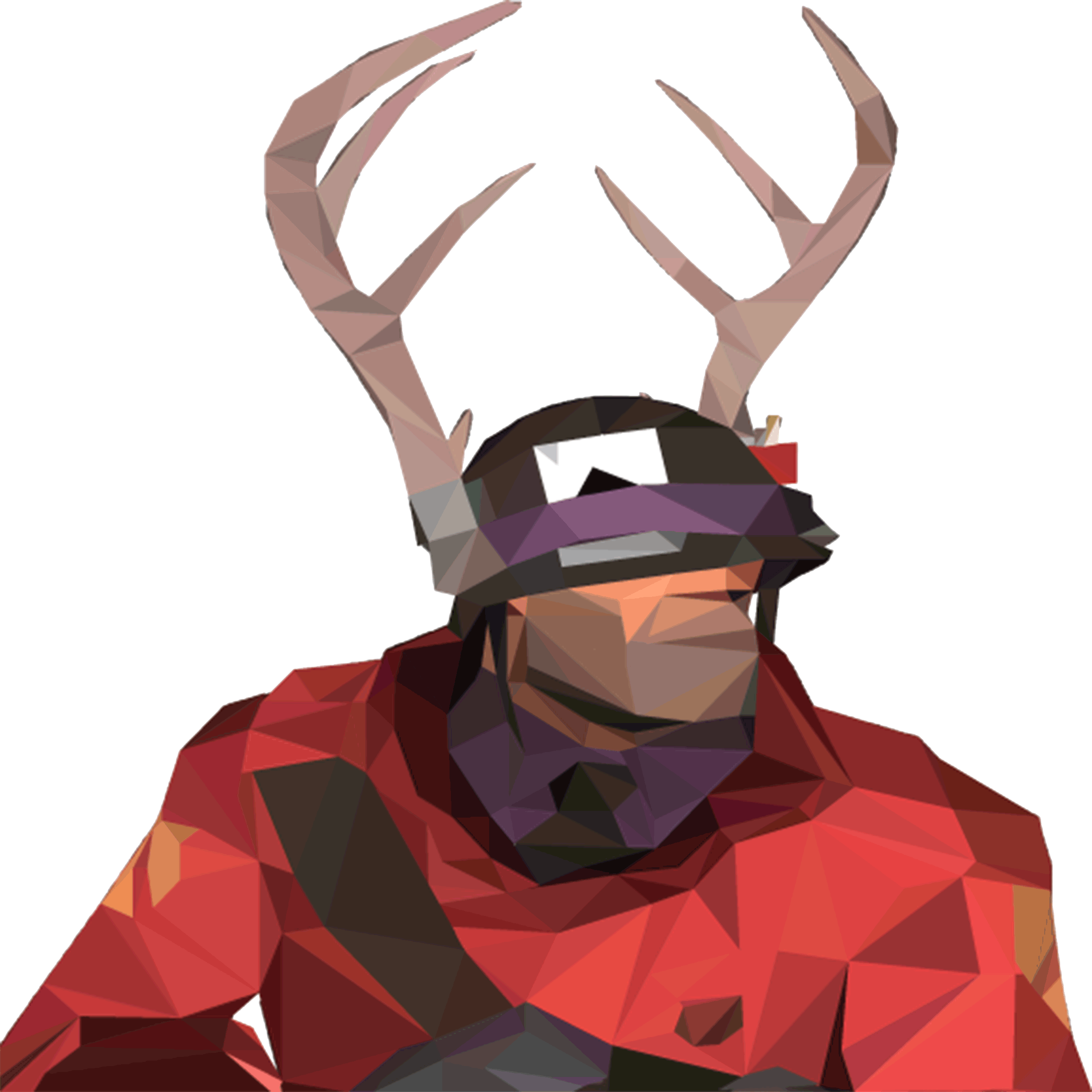 Low Poly Soldiercreation - Illustration (2400x2400), Png Download