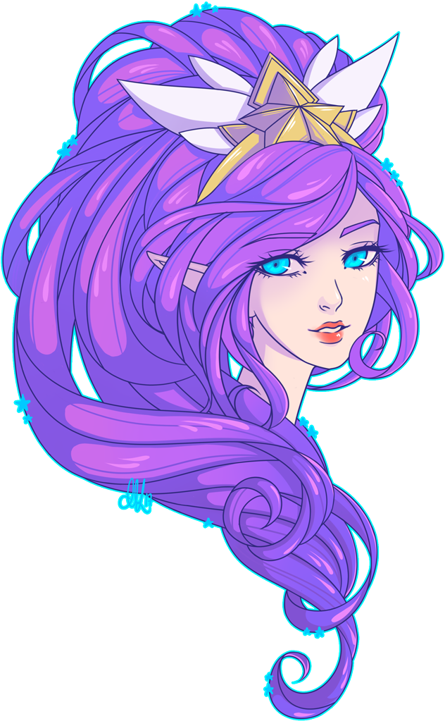 Star Guardian Janna From League Of Legends - Janna Star Guardian Draw (673x1050), Png Download