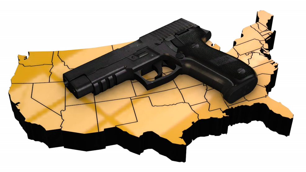 Las Vegas Shooting - Firearm (986x555), Png Download