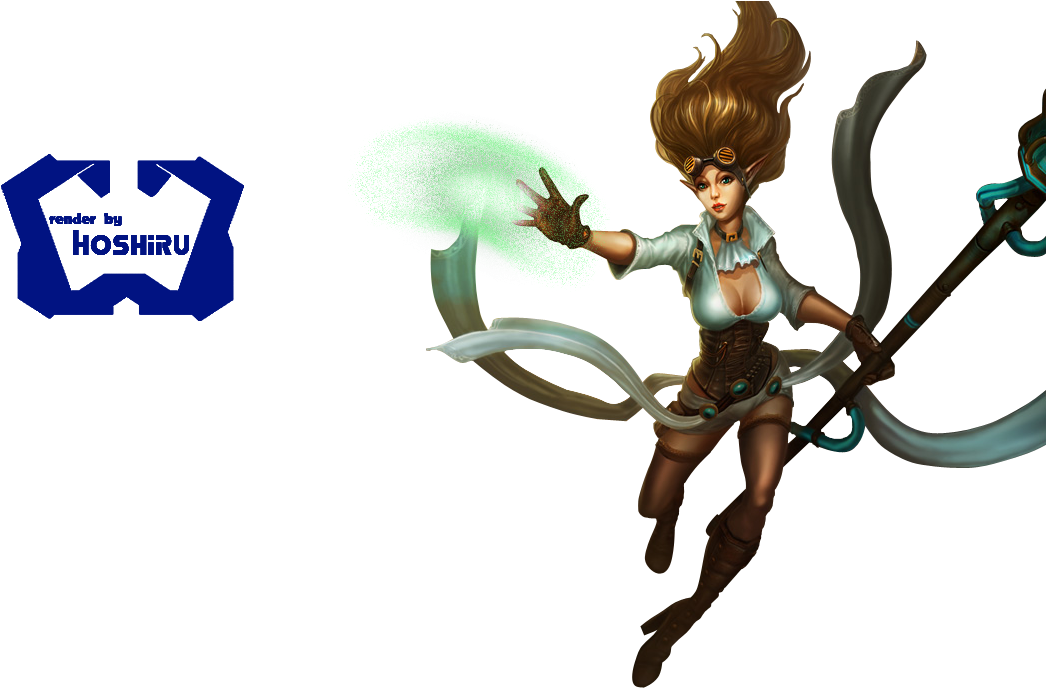 Janna Hextech-[sigtu - - Janna League Of Legends Render (1091x717), Png Download