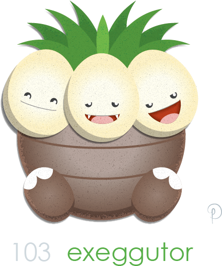 Exeggutor Another 3-headed Monster - Nexera (672x629), Png Download