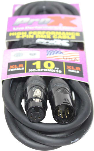 Dmx Xlr5 M To Xlr5 F High Performance Cable - Usb Cable (650x650), Png Download