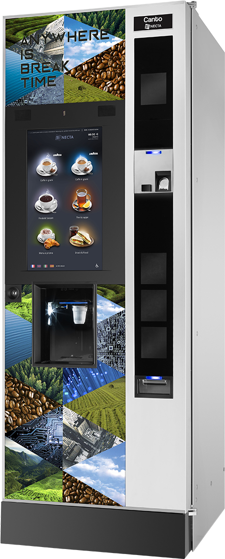 Canto Touch Is At The Top Of The Vending Sector For - Necta Canto (1028x1192), Png Download