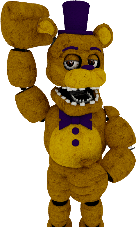 Fredbear Is The Main Antagonist In The Game (705x792), Png Download