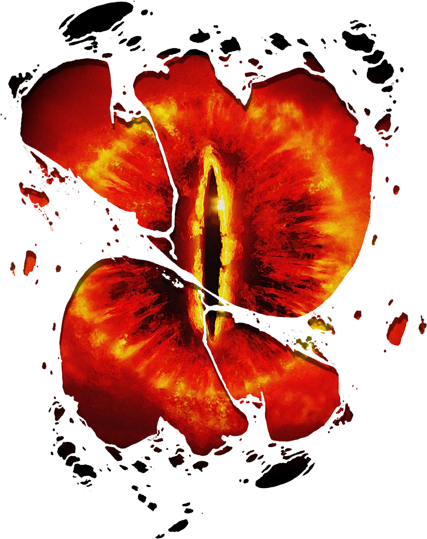 Oeil De Sauron - Illustration (1576x2048), Png Download