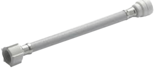 Jg Speedfit 22mm X 3/4 300mm Plastic Hand Tight Flexihose - Gun Barrel (537x236), Png Download