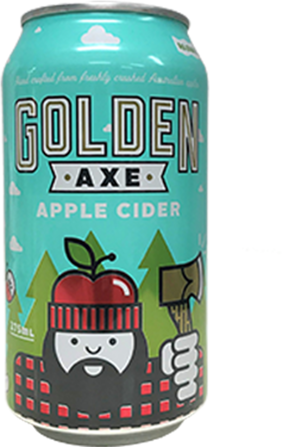 Golden Axe Apple Cider V=1533943553 - Caffeinated Drink (1000x1000), Png Download