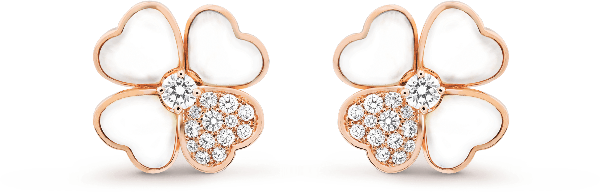 Cosmos Earrings, Medium Model - Cosmos Earrings Van Cleef (2000x2000), Png Download