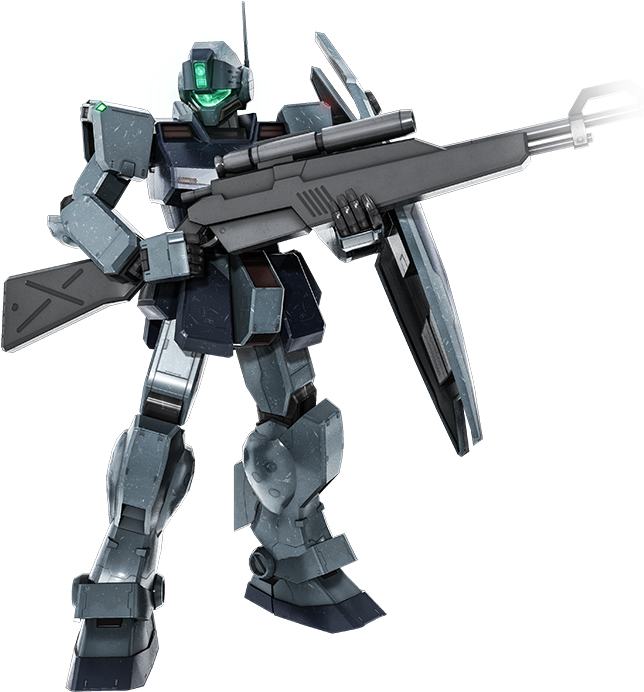 Img T383vdv0 - Gm Sniper Ii Gundam Battle Operation 2 (750x800), Png Download